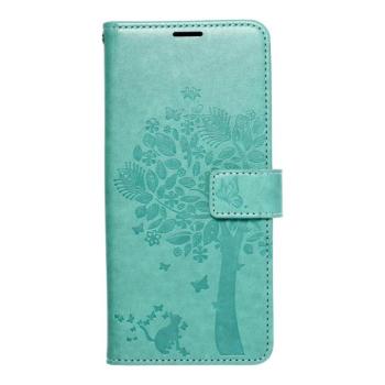 Samsung Galaxy A15 4G/5G telefon tok, könyvtok, oldalra nyíló tok, mágnesesen záródó, zöld, tree, SM-A155, SM-A156, Forcell Mezzo kép