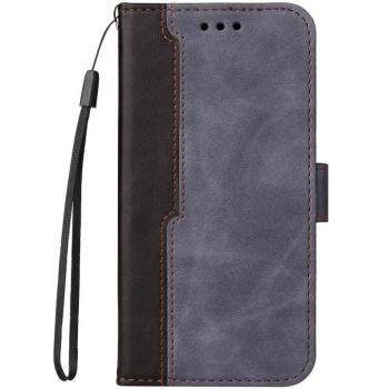 Samsung Galaxy A15 4G / A15 5G SM-A155F / A156B, Oldalra nyíló tok, stand, kártyatartóval, kézpánttal, Wooze Colour Wallet, szürke kép