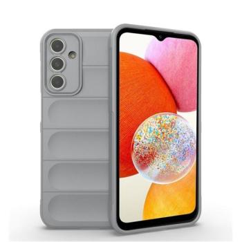Samsung Galaxy A15 4G / A15 5G SM-A155F / A156B, Szilikon tok, közepesen ütésálló, 3D minta, világosszürke kép