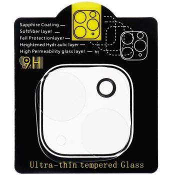 Samsung Galaxy A16 4G / A16 5G SM-A165F / A166B, Kamera lencsevédő fólia, ütésálló fólia, Tempered Glass (edzett üveg), 5D Full Glue, fekete kép