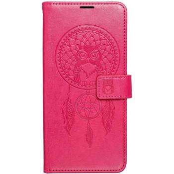 Samsung Galaxy A16 4G / A16 5G SM-A165F / A166B, Oldalra nyíló tok, kártyatartóval, kézpánttal, Álomfogó minta, Mezzo Book, mintás/magenta kép