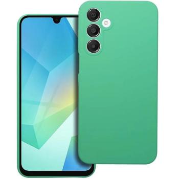 Samsung Galaxy A16 4G / A16 5G SM-A165F / A166B, Szilikon tok, 2 mm vastag, mikrofiber plüss belső, menta kép