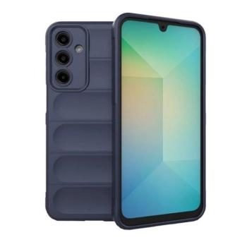 Samsung Galaxy A16 4G / A16 5G SM-A165F / A166B, Szilikon tok, közepesen ütésálló, 3D minta, sötétkék kép