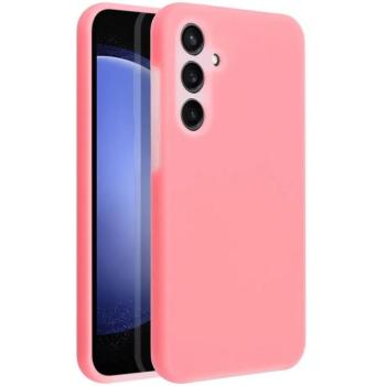 Samsung Galaxy A16 4G / A16 5G SM-A165F / A166B, Szilikon tok, mikrofiber plüss belső, Candy Case, rózsaszín kép
