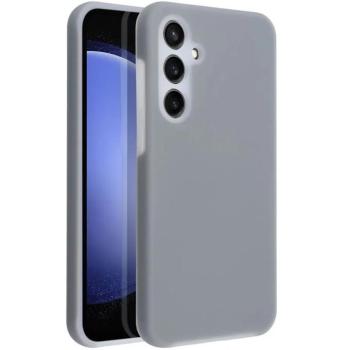 Samsung Galaxy A16 4G / A16 5G SM-A165F / A166B, Szilikon tok, mikrofiber plüss belső, Candy Case, szürke kép