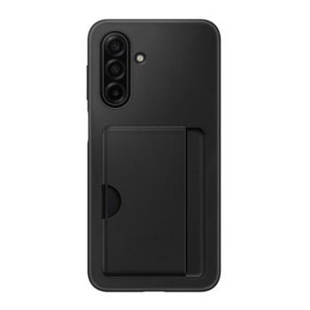 Samsung Galaxy A17 4G / A17 5G SM-A175F / A176B, Szilikon tok, kártyatartóval, fekete, gyári kép