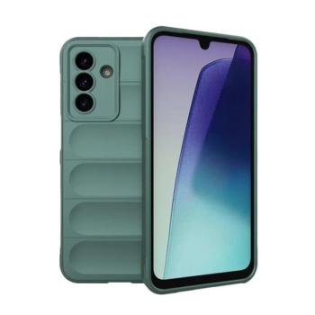 Samsung Galaxy A17 4G / A17 5G SM-A175F / A176B, Szilikon tok, közepesen ütésálló, 3D minta, sötétzöld kép