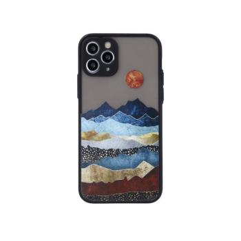Samsung Galaxy A22 4G / M22 hátlap tok, TPU tok, fekete, SM-A225, SM-M225, Ultra Trendy Landscape 1 kép