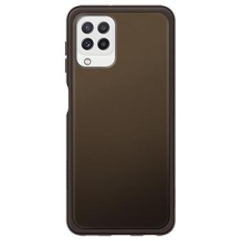 Samsung Galaxy A22 LTE Soft Clear gyári szilikon tok, fekete, EF-QA225TBE kép