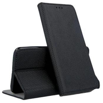 Samsung Galaxy A23 4G/5G telefon tok, könyvtok, oldalra nyíló tok, mágnesesen záródó, SM-A235, SM-A236, fekete kép