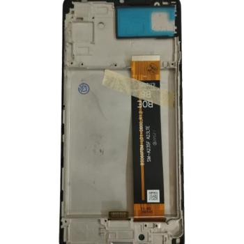 Samsung Galaxy A23 4G LCD+érintőpanel kerettel, fekete, SM-A235 kép