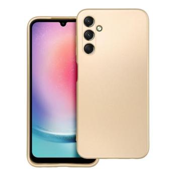 Samsung Galaxy A25 5G hátlap tok, TPU tok, arany, SM-A256, Metallic kép