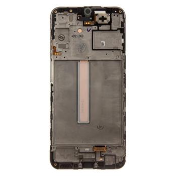 Samsung Galaxy A25 5G kompatibilis LCD kijelző + érintő, kerettel, fekete, SM-A256 kép