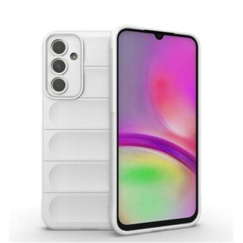 Samsung Galaxy A25 5G SM-A256B, Szilikon tok, közepesen ütésálló, 3D minta, fehér kép