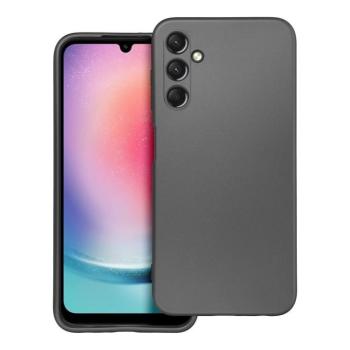 Samsung Galaxy A25 hátlap tok, TPU tok, szürke, SM-A256, Metallic kép