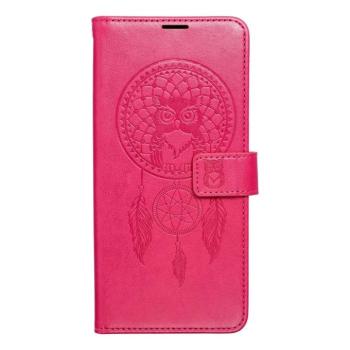 Samsung Galaxy A25 telefon tok, könyvtok, oldalra nyíló tok, mágnesesen záródó, sötét magenta, dreamcatcher, SM-A256, Forcell Mezzo kép