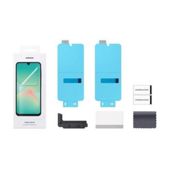 Samsung Galaxy A26 5G SM-A266B, Kijelzővédő fólia (az íves részre nem hajlik rá!), Clear Prémium, gyári, 2 db / csomag kép