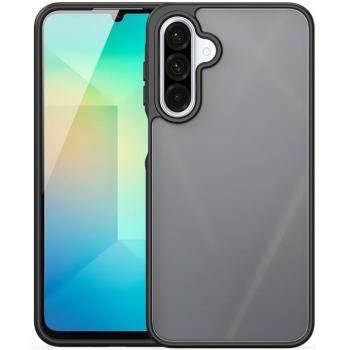 Samsung Galaxy A26 5G SM-A266B, Műanyag hátlap védőtok + szilikon keret, közepesen ütésálló, légpárnás sarok, Dux Ducis Yind, áttetsző/fekete kép