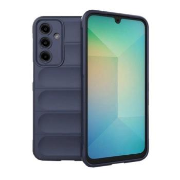 Samsung Galaxy A26 5G SM-A266B, Szilikon tok, közepesen ütésálló, 3D minta, sötétkék kép
