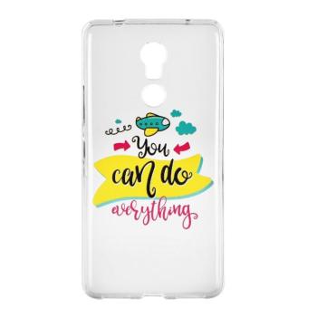 Samsung Galaxy A3 (2017) SM-A320F, TPU szilikon tok, ultravékony, You can do everything minta, átlátszó, style 4 kép