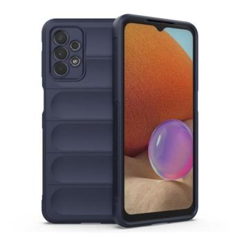 Samsung Galaxy A32 5G SM-A326B, Szilikon tok, közepesen ütésálló, 3D minta, sötétkék kép