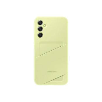 Samsung Galaxy A34 5G Card Slot, gyári tok, lime, EF-OA346TG kép