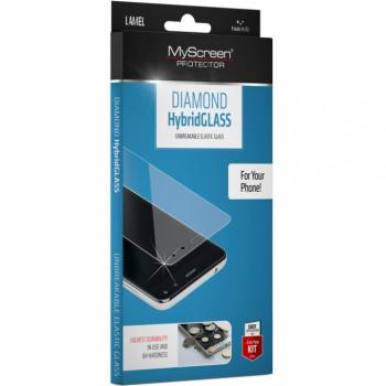 Samsung Galaxy A34 5G SM-A346B, Kijelzővédő fólia, ütésálló fólia, MyScreen Protector, Hybridglass, Tempered Glass (edzett üveg), Clear, 1 db / csomag kép