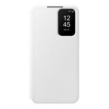 Samsung Galaxy A35 5G SM-A356B, Oldalra nyíló tok, hívás mutatóval, kártyatartóval, Smart View Wallet, fehér, gyári kép