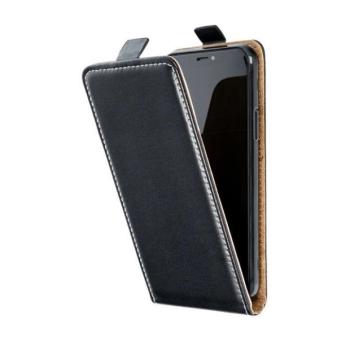 Samsung Galaxy A36 5G SM-A366B, Forcell lenyitható bőrtok, Slim Flexi, felfelé nyíló - kinyitható, fekete kép