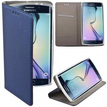 Samsung Galaxy A36 telefon tok, könyvtok, oldalra nyíló tok, mágnesesen záródó, SM-A366, sötétkék kép