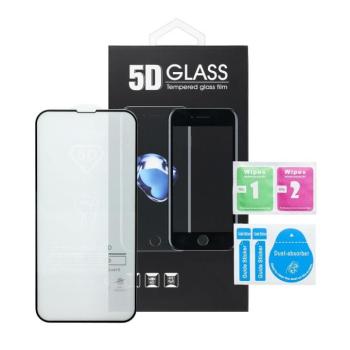 Samsung Galaxy A37 / Galaxy A57 5D Full Glue tempered glass kijelzővédő üvegfólia, fekete kép