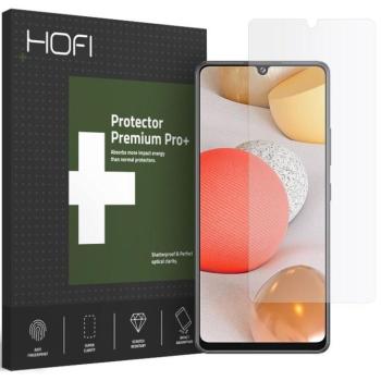 Samsung Galaxy A42 5G / M42 5G SM-A426B / M426B, Kijelzővédő fólia, ütésálló fólia (az íves részre NEM hajlik rá!), Tempered Glass (üveg), Hybrid Glass Pro Plus, Clear kép