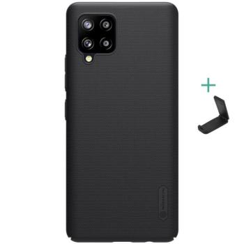 Samsung Galaxy A42 5G / M42 5G SM-A426B / M426B, Műanyag hátlap védőtok, stand, Nillkin Super Frosted, fekete kép