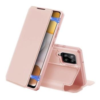 Samsung Galaxy A42 5G / M42 5G SM-A426B / M426B, Oldalra nyíló tok, stand, Dux Ducis Skin X, rózsaszín kép