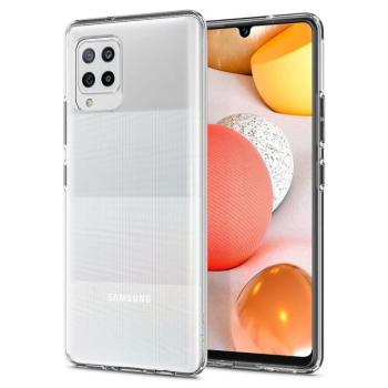 Samsung Galaxy A42 5G / M42 5G SM-A426B / M426B, Szilikon tok, Spigen Liquid Crystal, átlátszó kép