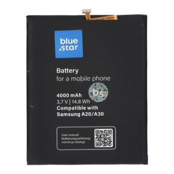 Samsung Galaxy A50/A20/A30/A30s akkumulátor, utángyártott, 4000mAh, EB-BA505ABU, SM-A505, SM-A205, SM-A305, BlueStar kép