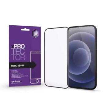 Samsung Galaxy A52/A52s Xprotector Nano Glass kijelzővédő fólia fekete kerettel kép