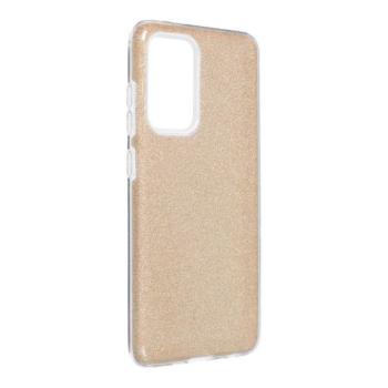 Samsung Galaxy A53 szilikon tok, csillámos, hátlap tok, arany, SM-A536, Shining kép