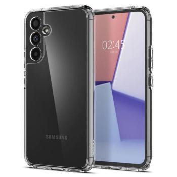 Samsung Galaxy A54 5G SM-A546B, Műanyag hátlap védőtok + szilikon keret, Spigen Ultra Hybrid, átlátszó kép