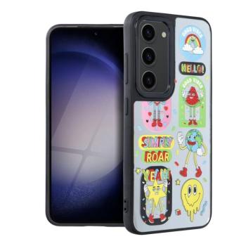 Samsung Galaxy A54 hátlap tok, TPU tok, mintás, Roar Chill Flash Style 1 kép