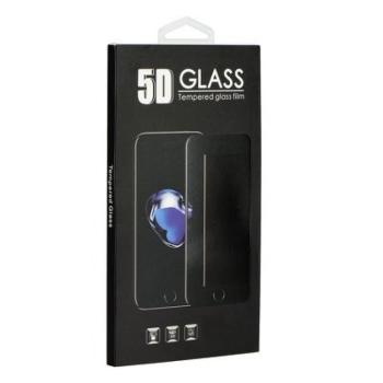 Samsung Galaxy A54 / S23 FE előlapi üvegfólia, edzett, hajlított, fekete keret, 9H, SM-A546, SM-S711, 5D Full Glue kép