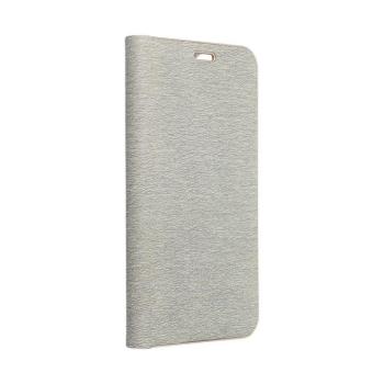 Samsung Galaxy A54 telefon tok, könyvtok, oldalra nyíló tok, mágnesesen záródó, szürke, SM-A546, Luna Book kép