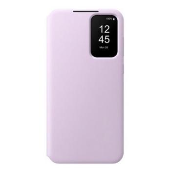 Samsung Galaxy A55 5G SM-A556B, Oldalra nyíló tok, hívás mutatóval, kártyatartóval, Smart View Wallet, lila, gyári kép