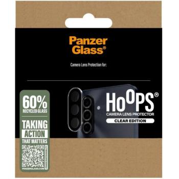 Samsung Galaxy A56 5G SM-A566B, Kamera lencsevédő fólia, ütésálló fólia, Tempered Glass (edzett üveg), Panzerglass Hoops, fekete kép