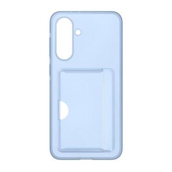 Samsung Galaxy A56 5G SM-A566B, Szilikon tok, kártyatartóval, kék, gyári kép