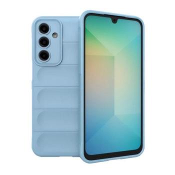 Samsung Galaxy A56 5G SM-A566B, Szilikon tok, közepesen ütésálló, 3D minta, világoskék kép