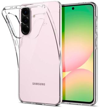 Samsung Galaxy A56 5G SM-A566B, Szilikon tok, Spigen Liquid Crystal, átlátszó kép