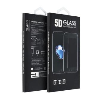 Samsung Galaxy A56 előlapi üvegfólia, edzett, hajlított, fekete keret, 9H, SM-A566, 5D Full Glue kép