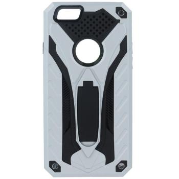 Samsung Galaxy A60 SM-A606F, Műanyag hátlap védőtok, Forcell Phantom, kitámasztóval, ezüst kép