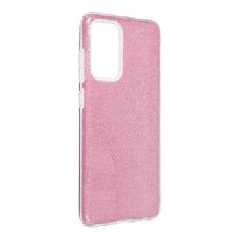 Samsung Galaxy A72 4G / 5G szilikon tok, csillámos, hátlap tok, pink, SM-A725, SM-A726, Shining kép